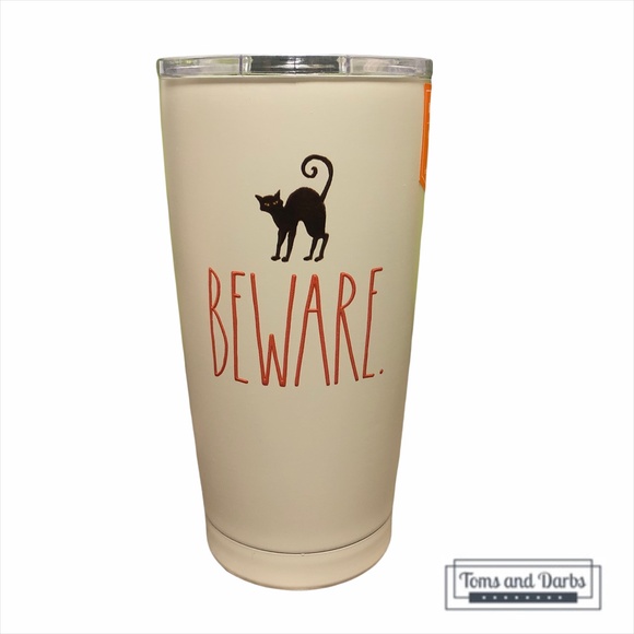 HALLOWEEN ๐๐ป Rae Dunn BEWARE TUMBLER ๐โโฌ - Picture 1 of 5